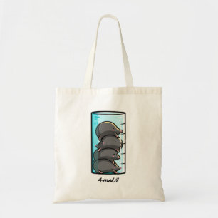 4 Moles Per Litre Chemistry Science Joke Tote Bag