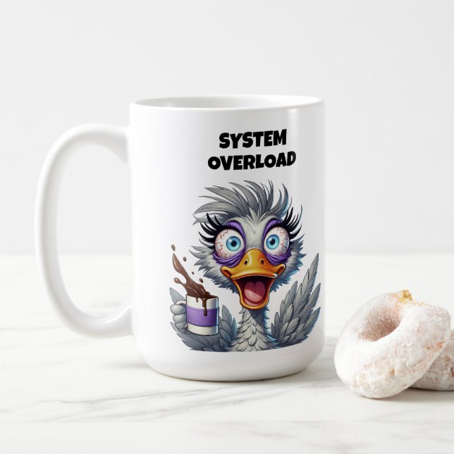 #4 Mom Coffee Mug (With Donut)
