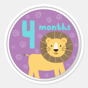 Indie Flower Craft Baby Month Stickers – iCustomLabel