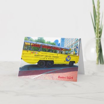 4 Pages Printed Birthday Bus Duck Tour Rose Zombie Card by 2sideprintedgifts at Zazzle