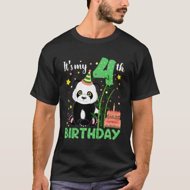 4 Panda 4Th Panda T-Shirt (Front)