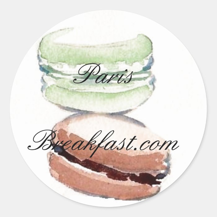 4 Paris Macarons sticker