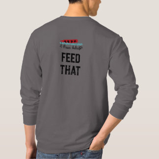 4 Paws Adrift Feed That Long Sleeve Mens T-Shirt