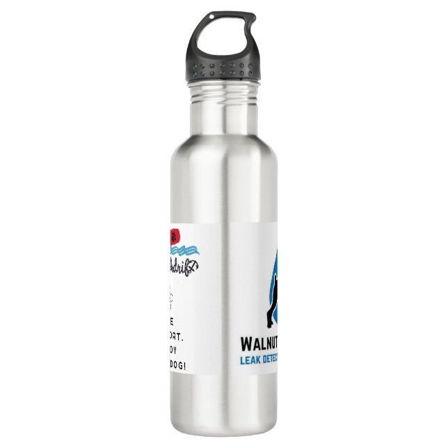 4 Paws Adrift & Walnut Grove K9s Water Bottle (Front)