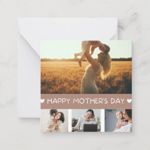 4 Personalized Photo _ Happy Mothers Day  Note Card