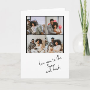 4 Photo and Text Personalized Card
