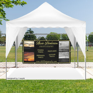 4 Photo Available Products booth Tent Banner