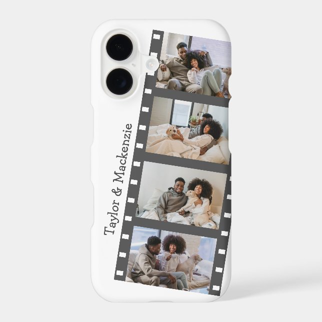 4 Photo Booth Modern Personalized Case-Mate iPhone Case (Back)