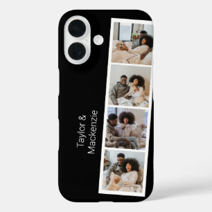 4 Photo Booth Modern Personalized iPhone 16 Case