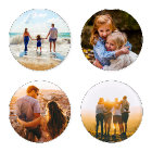 4 Photo Coaster Set Template Frameless