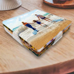 4 Photo Coaster Set Template Frameless<br><div class="desc">4 photo template custom made personalized frameless hard coaster set.</div>