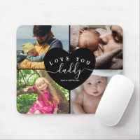 4 Photo Collage Custom Text Personalized Daddy 