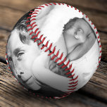 4 Photo Collage & Dates | Fathers Day Dad Keepsake Baseball<br><div class="desc">A baseball that tells a story! Upload 4 photos of someones life and customize dates. Makes a great keepsake gift.</div>