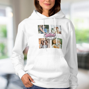 4 Photo Collage Family Memory Mother's Day Hoodie