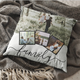 4 Photo Collage Family Personalized