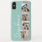 4 Photo Collage Film Strip Name - CAN edit COLOR