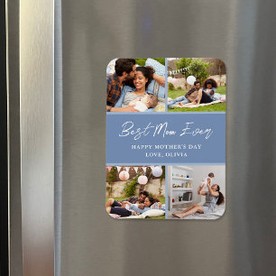4 Photo Collage Mother's Day Gift Magnet