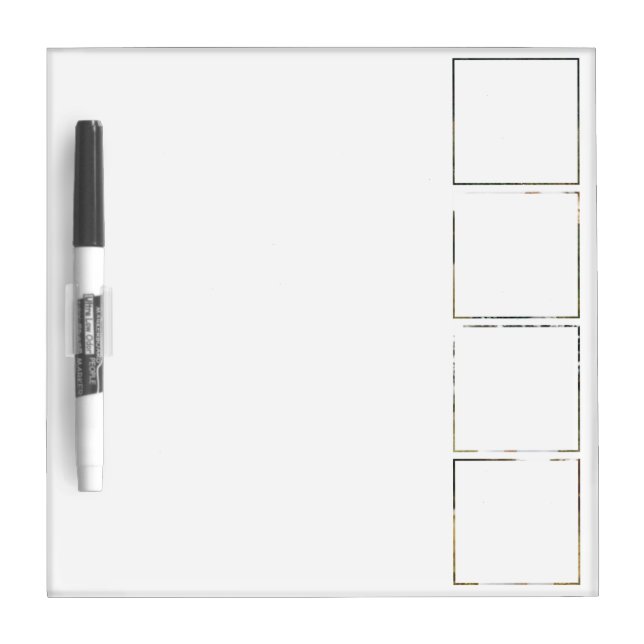 4-Photo Collage Personalized Dry Erase Board (Front)