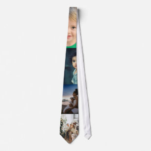 4 Photo Collage Personalized Neck Tie