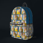 4 Photo Collage Template Make Your Own Fun Printed Backpack<br><div class="desc">4 Photo Collage Template Make Your Own Fun unique backpack from Ricaso  - available in different colors in store</div>