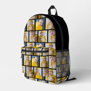 4 Photo Collage Template Make Your Own Fun Printed Backpack