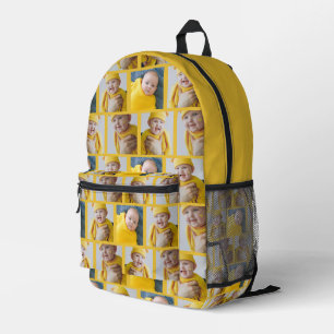 4 Photo Collage Template Make Your Own Fun Printed Backpack