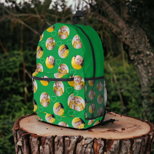 4 Photo Collage Template Make Your Own Fun Printed Backpack (4 Photo Collage Template Make Your Own Fun Printed Backpack from Ricaso. Add your own photographs)