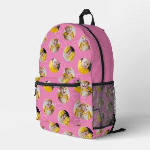 4 Photo Collage Template Make Your Own Fun Printed Backpack