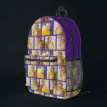 4 Photo Collage Template Make Your Own Fun Printed Backpack<br><div class="desc">4 Photo Collage Template Make Your Own Fun unique backpack from Ricaso  - available in different colors in store</div>