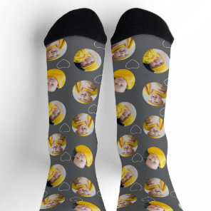 4 Photo Collage Template Make Your Own Fun Socks