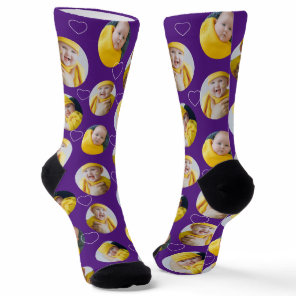 4 Photo Collage Template Make Your Own Fun Socks