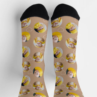 4 Photo Collage Template Make Your Own Fun Socks