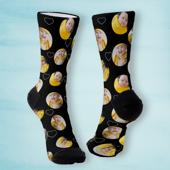 4 Photo Collage Template Make Your Own Fun Socks (Creator Uploaded)