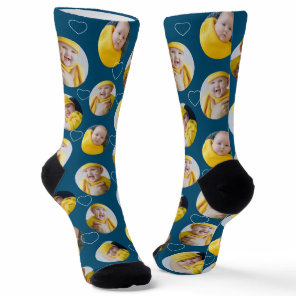 4 Photo Collage Template Make Your Own Fun Socks