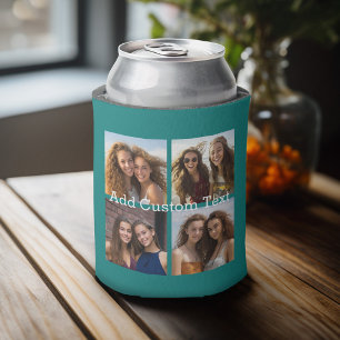 4 Photo Collage - you can change background color Cooler