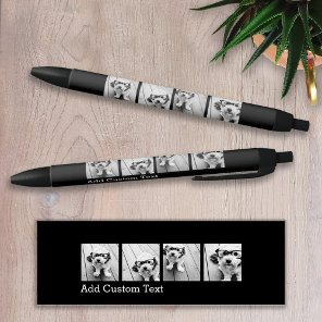 4 Photo Collage - you can change background color Pen