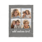 4 Photo Collage - you can change gray color