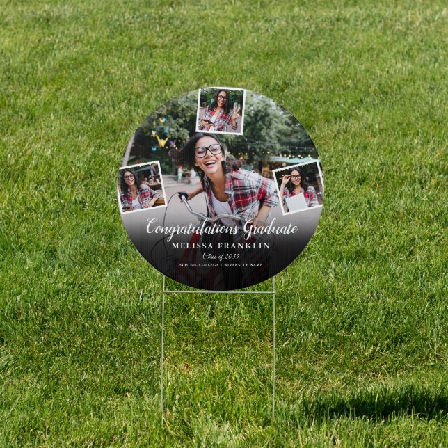 4 Photo CollageGraduate Congrats Sign (Insitu)