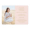 4 Photo Graduation Collage Blush Pink Gold Script