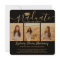 4 Photo Graduation Collage Modern Black and Gold