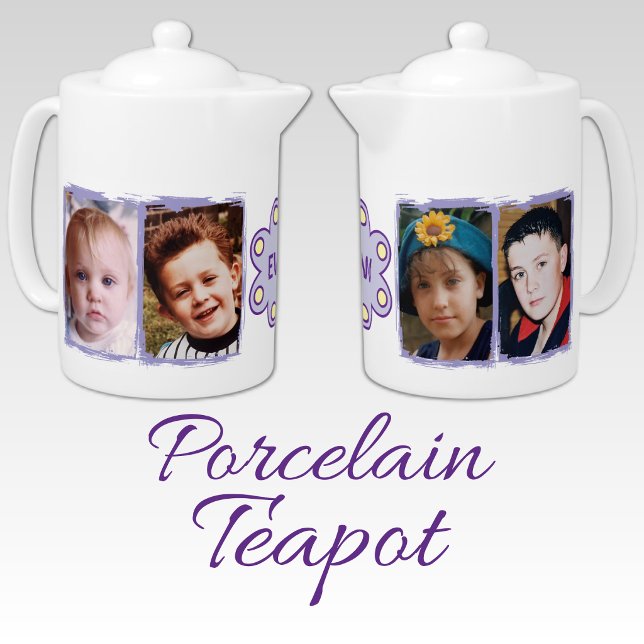 4 photo initials purple yellow teapot (Creator Uploaded)