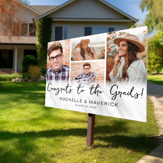 4 Photo Joint Graduation Sign (Creator Uploaded)