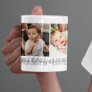 4-Photo Love You Grandpa Grandchildren's Names Coffee Mug