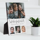 4-Photo Love You So Much Mommy/Other Tabletop Plaque<br><div class="desc">Modern tabletop plaque for mothers, featuring 4 photos with the word, 'Mommy' (or 'Mom', 'Mum', 'Mama', 'Mummy' or any other name/nickname) overlaid with the personal message of your choice and the name/s of the child or children. If you need any help customizing this, please message me using the button below...</div>