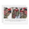 4 PHOTO Modern Golden Christmas Greeting