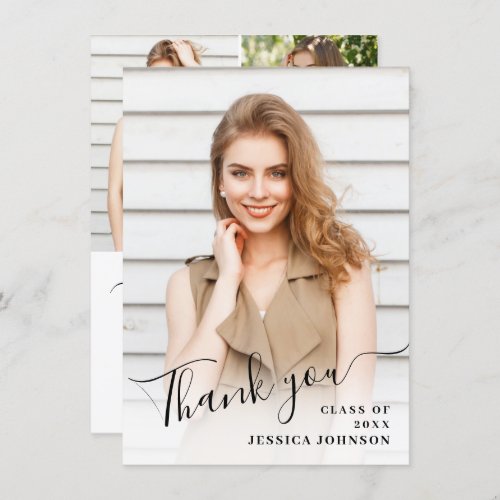 4 Photo Modern Simple Minimalist Graduation Thank You Card - Modern Simple Minimalist Graduation PHOTO Thank You Card.
For further customization, please click the "Customize" link and use our  tool to design this template. 
If you need help or matching items, please contact me.