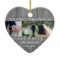 4 Photo Mr & Mrs 1st Christmas Faux Wood Heart