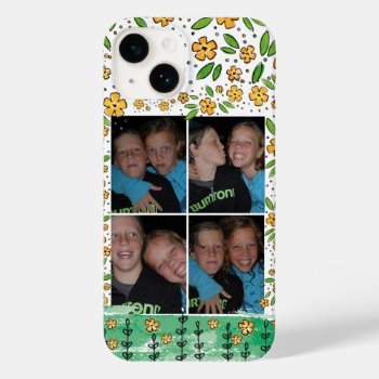 4 Photo Personalized Photo Iphone 14 Case by 4aapjes at Zazzle
