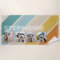 4 Photo Retro stripe pattern funky name