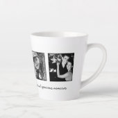 4-Photo Template Personalized Latte Mug (Right)